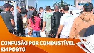 Confusão por combustível em posto  TV SOROCABASBT [upl. by Kind]