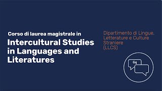 UNIBG  Laurea magistrale in Intercultural Studies in Languages and Literatures LLCS [upl. by Carol-Jean]