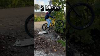 2 Meter Sprung geht schief🤕 mtb jump fail shorts [upl. by Milde]