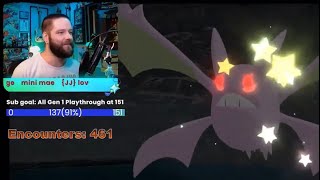 Shiny Alpha Crobat Found in 461 Encounters Pokémon Legends Arceus Shiny Reaction Live [upl. by Selrac]