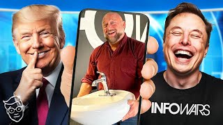 🚨 BOMBSHELL InfoWars Update Did Elon Musk and Trump Just Step In To SAVE Alex Jones [upl. by Anan212]