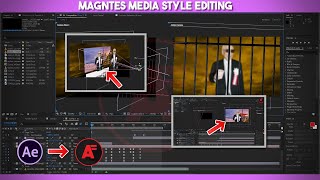 How to edit like Magnates media  Magnatesmedia Editing breakdown  3d Camera edit After Effects [upl. by Bohon]