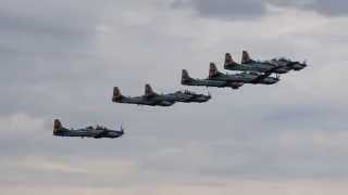 EAB Decolagem TakeOff Esquadrilha da Fumaça na EAB Expo Aero Brasil em Maringá [upl. by Fauch638]