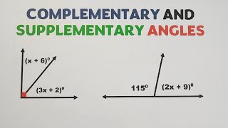 Solving Problems Involving Complementary and Supplementary Angles with Algebra ‎MathTeacherGon [upl. by Mairym]