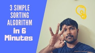 3 Simple Sorting Algorithms Explained in 6 Minutes  Bubble Insertion Selection Sort [upl. by Anina]