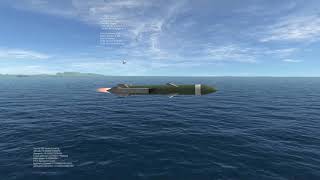 BDArmory Dev New Cruise Guidance Anti ship modular missile [upl. by Spence]