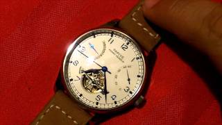 Parnis Power Reserve Automatic Wristwatch [upl. by Erdrich]