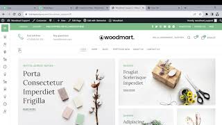 MOBILE MENU AND DESKTOP MENU IN WOODMART THEME [upl. by Bringhurst]