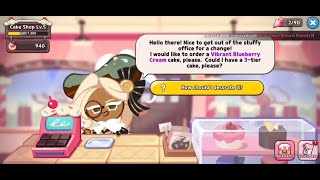 Holiday Cake Shop Eclair Cookie 5 Hearts Review  Ancient Hollyberry Cake  Cookie Run Kingdom [upl. by Enia308]