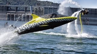 Robotic Dolphin and Flying Water Car  In 4K With Jetovator and Seabreacher [upl. by Annaek]