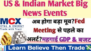 US market weekly News updateGlobal eventsIndian Market UpdateBudjetUSGDP Inflation Data [upl. by Mctyre978]