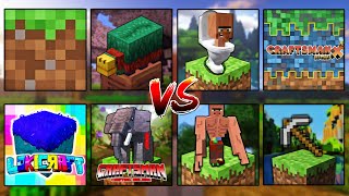 Lokicraft UPDATED VS Minecraft 121 VS Mastercraft 5 VS MC TRIAL VS Craftsman Crafting VS NEW GAMES [upl. by Tichon409]