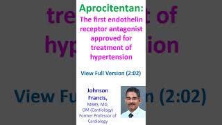 Aprocitentan The First Endothelin Receptor Antagonist Approved for Treatment of Hypertension [upl. by Farant]