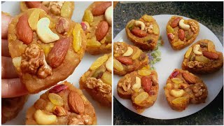 New most delicious nuts sweets recipe mithai Winter special sweets dessert viral recipe [upl. by Ten424]