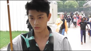 Ryan Ding Yuxi 丁禹兮  Paris Fashion Week 22 june 2023 show Issey Miyake Homme plissé [upl. by Enair920]