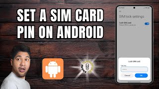 How to Set a SIM Card PIN on Android [upl. by Marga]