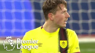 Sander Berge sent off for second yellow against Aston Villa  Premier League  NBC Sports [upl. by Novit]