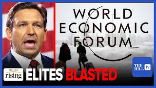 DeSantis SLAMS Elites At World Economic Forum In Davos Theyre WEAKENING Western Values [upl. by Naillig]