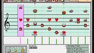 Mario Paint  アリス探偵局OP（Alice tanteikyoku） [upl. by Otrevire]