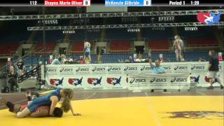 Fargo 2012 112 Round 3 Shayna Marie Oliver Hawaii vs McKenzie Gilbride Maine [upl. by Egwan]