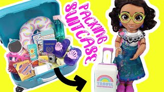 Disney Encanto Mirabel Doll Packs Suitcase for Vacation  Mini Fashion Purse [upl. by Ayikaz38]