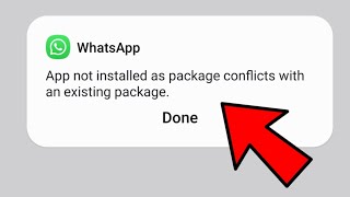 How to Fix App not installed as package conflicts with an existing package [upl. by Cantone]