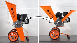 Convert Your Mulcher Into a Chipper Forest Master Upper Discharge Chute  Full Assembly Guide [upl. by Drusus]