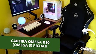 CADEIRA GAMER PICHAU OMEGA R10 OMEGA S UNBOXING ‐ [upl. by Larcher386]