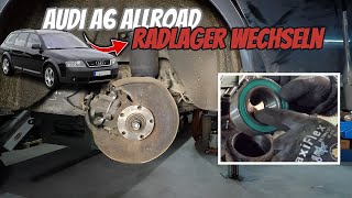 Audi A6 Allroad  Radlager wechseln II change wheel bearings [upl. by Ppik736]