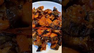 Binagoongang Talong with Pork pinoyfood lutongbahay lutongbahay lutongpinoy [upl. by Xxam560]