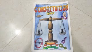 Poster Drawing of Constitution Day [upl. by Ruthanne]