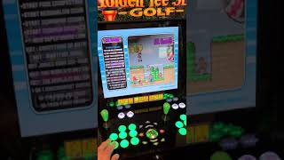 Golden tee Arcade Jm Arcades custom 12900 games [upl. by Konstance]