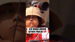 “Elif Berra Gökkır Çeyrek FinaleYükseldi 🏆” başarı youtubeshorts final [upl. by Battat]