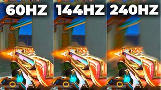 60hz vs 144hz vs 240hz Vou te mostrar a diferença [upl. by Anigriv]