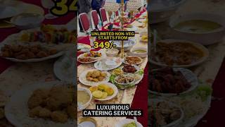 NonVeg Buffet starts from 349  Hyderabadi Asli Dawat  Salwa Caterers hyderabadfood foodie [upl. by Sinnal]