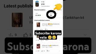 Subscribe karona vaiia please 😥🥺👈Tarikkhank4 [upl. by Nirual348]