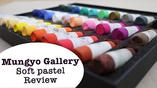 Mungyo Gallery Handmade Soft Pastel Review  Affordable artist quality soft pastels [upl. by Galatea645]