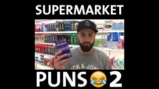 Supermarket Puns Part 2  The Pun Guys [upl. by Nodnil]