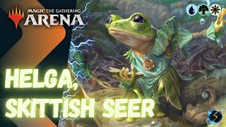 EXPENDING 🌲💧☀️ Helga Skittish Seer  MTG Arena  Historic Brawl [upl. by Jena]