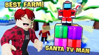 Lý Do SANTA TV MAN Là Unit Bơm Tiền NGON NHẤT Trong Toilet Tower Defense  Roblox [upl. by Eisdnil]