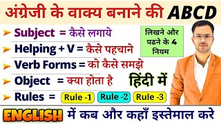 Subject Verb Object in English Grammar  Subject object Verb कैसे पहचाने   Parts of Sentence [upl. by Karyn986]