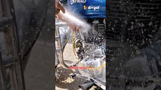 Is It Safe To Wash Bike  Scooter With Petrol amp Diesel  Bike Washing Tips shorts [upl. by Enileuqaj]