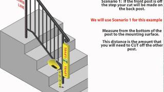 How To Install a DIY Handrail  Do It Yourself Handrail [upl. by Griff]