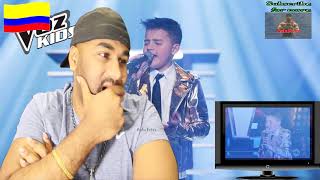 Juanse canta ¿Cómo Mirarte  La Voz Kids Colombia 2018  INDIAN REACTION [upl. by Alvin355]