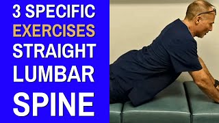 3 Best Exercises For Straightening Lumbar Spine Loss Of Lumbar Lordosis  Dr Greg Kramer [upl. by Mil510]