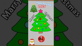 How to Draw Christmas Tree 🎄 for Kids marrychristmas christmastree christmas drawing [upl. by Alebasi]