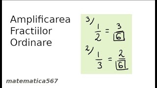 Amplificarea fractiilor [upl. by Kress]