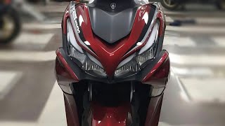 2023 Yamaha Best 155cc Scooter Aerox Officially Launched With New Metallic Red Color – Walkaround [upl. by Morvin76]