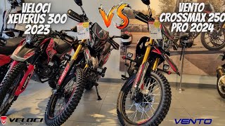 Nueva Vento Crossmax 250 Pro 2024😱 Vs Veloci Xeverus 300 2023🥵  ¿Cuál Comprarías😬 [upl. by Sinclair]