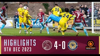 Taunton Town FC 4 0 Farnborough FC  MATCH HIGHLIGHTS [upl. by Eeimaj]